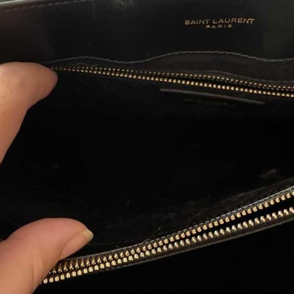 COPY - Yves Saint Laurent (YSL) Lou Lou large in black - Picture 3 of 7